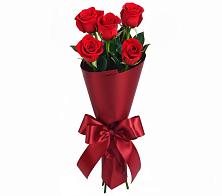 Букет 5 Красных роз Эдлесс Лав в Благоево