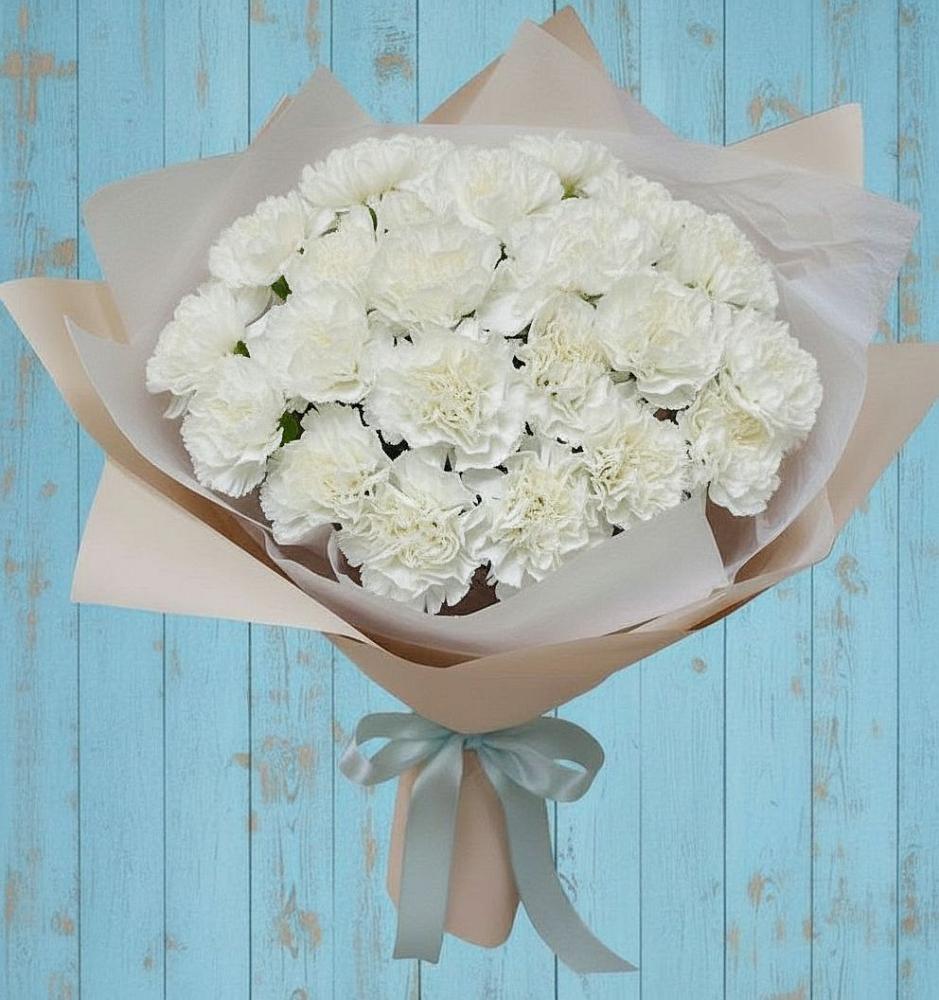 Букет цветов из: Гвоздики в Благоево