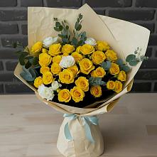 Букет цветов из:  Розы в Благоево