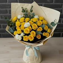 Букет цветов из:  Розы в Благоево