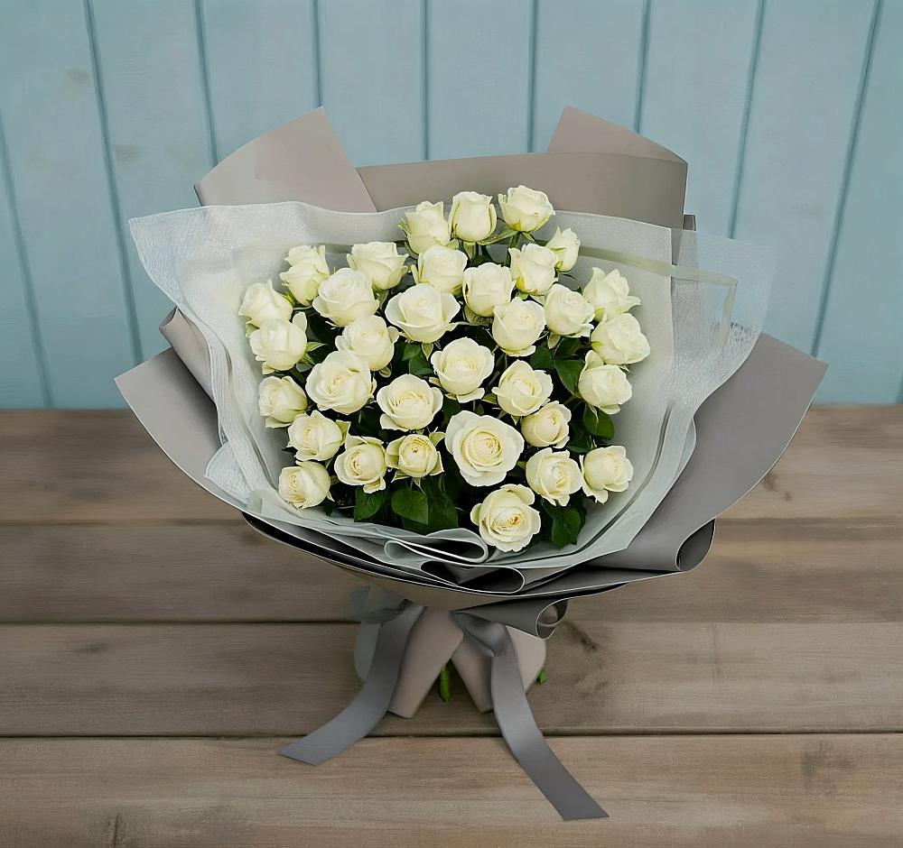 Букет Белоснежная нежность в Благоево