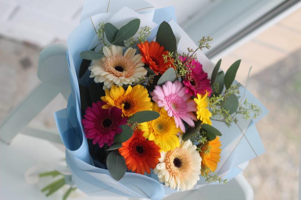 Букет цветов из: Герберы в Благоево