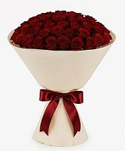 Букет 101 Бордовая роза Блэк Бакарра в Благоево