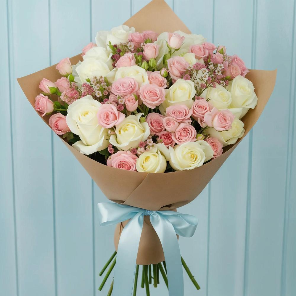 Букет цветов из: Розы в Благоево