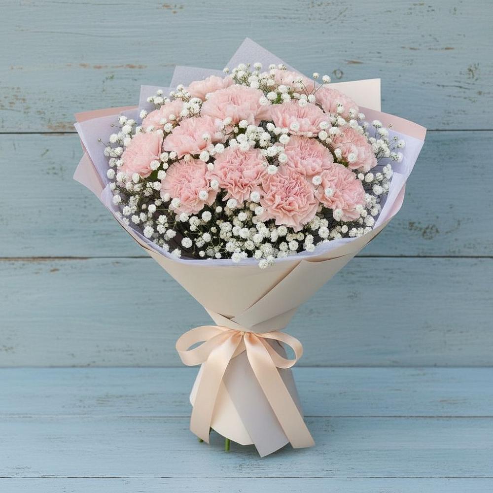 Букет цветов из: Гвоздики в Благоево