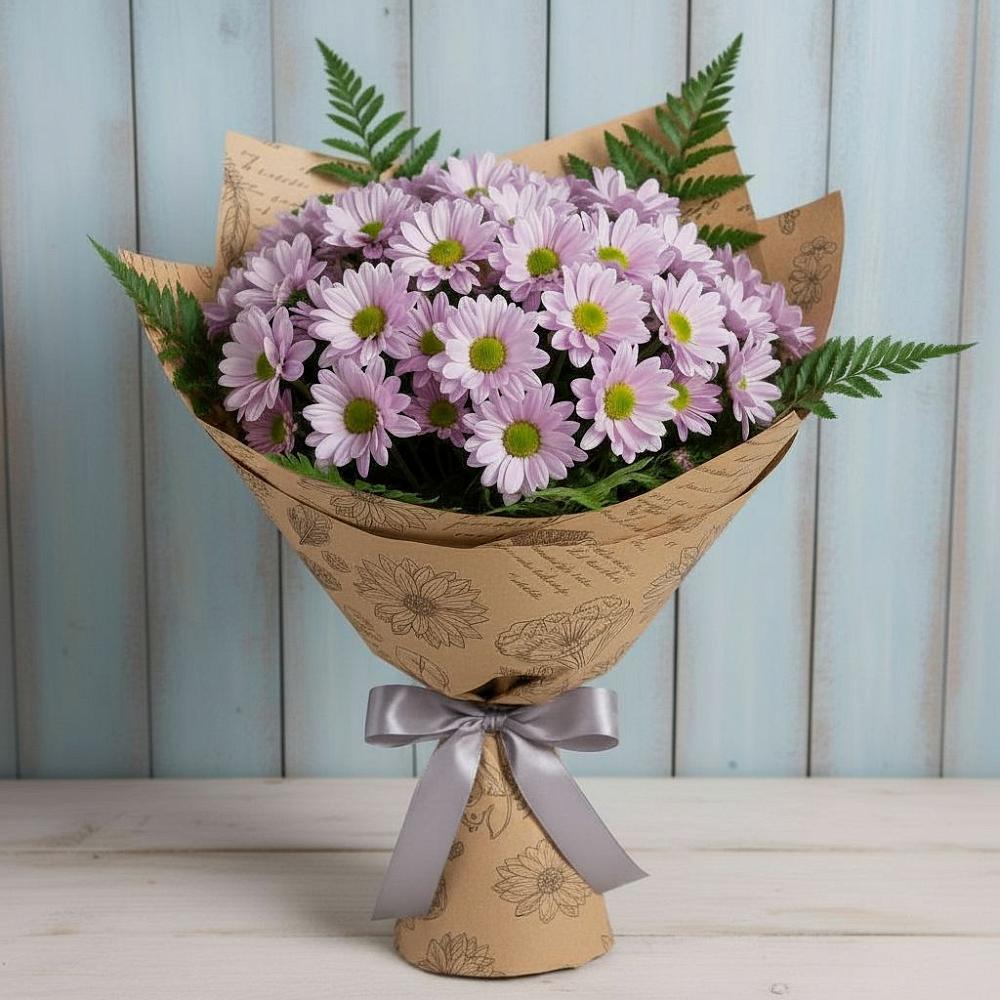 Букет цветов из: Хризантемы в Благоево