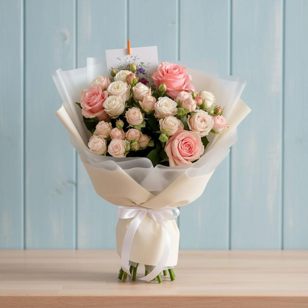 Букет цветов из: Розы в Благоево