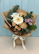Букет цветов из:  Герберы и Хризантемы в Благоево