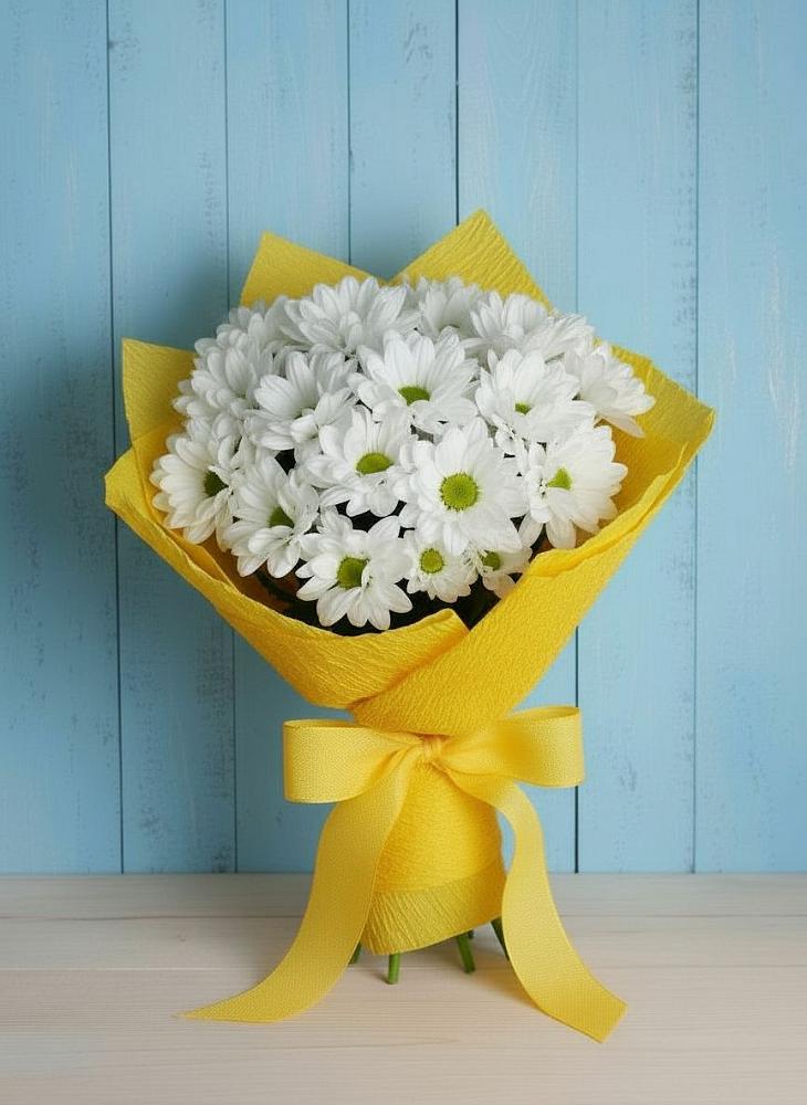 Букет цветов из: Хризантемы в Благоево