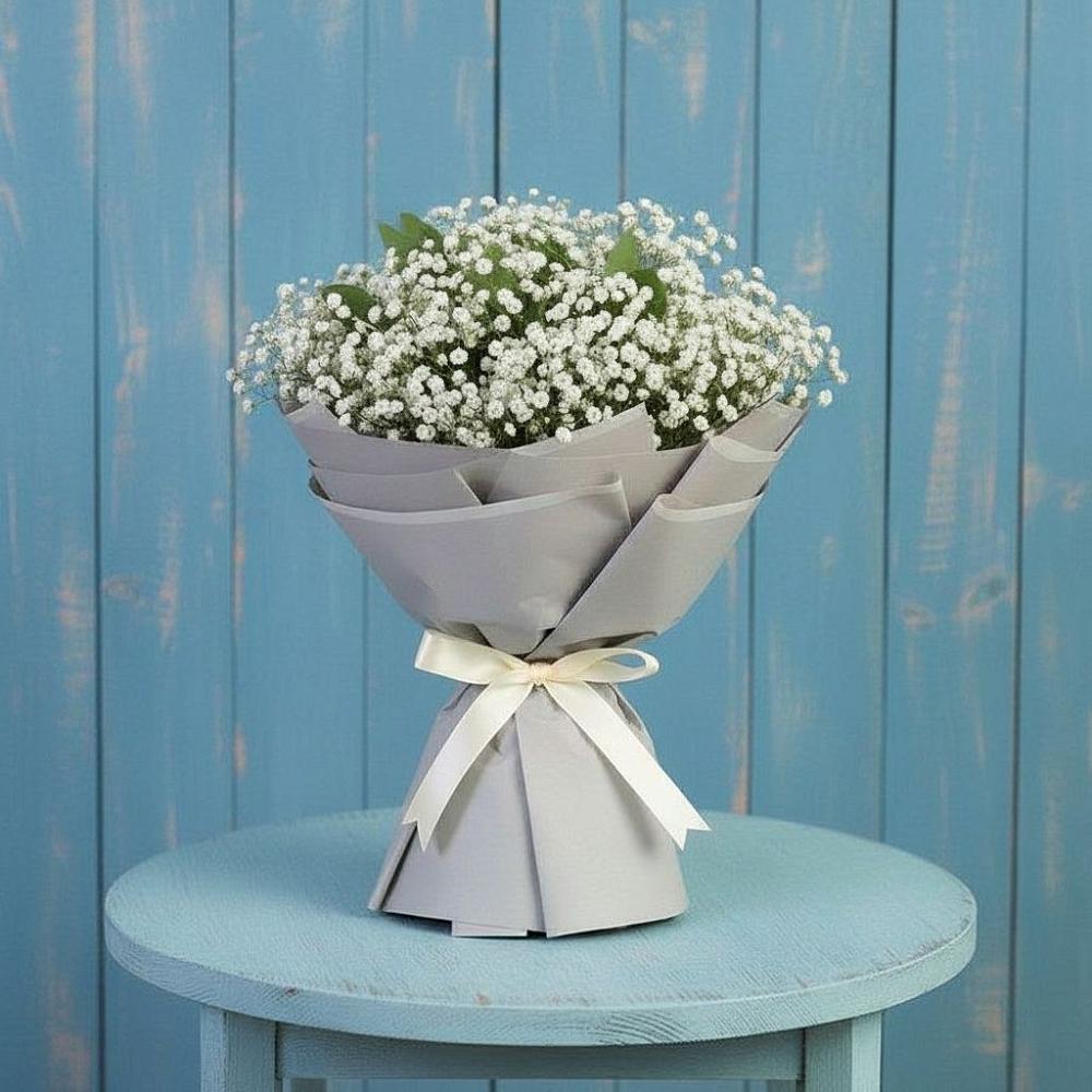 Букет цветов из: Гипсофила в Благоево