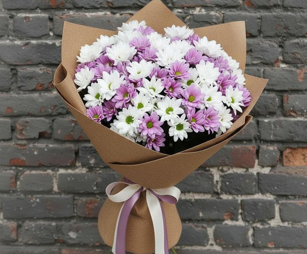 Букет цветов из: Хризантемы в Благоево