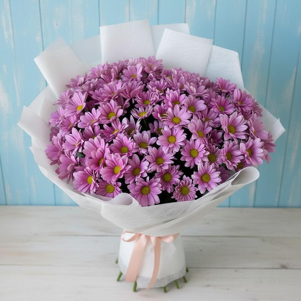 Букет цветов из: Хризантемы в Благоево