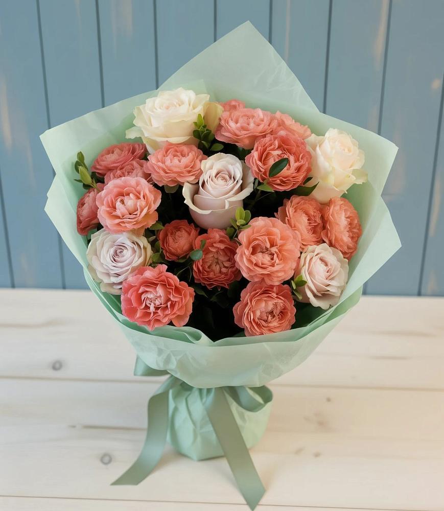 Букет цветов из: Розы в Благоево