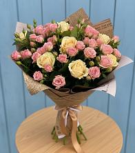 Букет цветов из:  Розы в Благоево