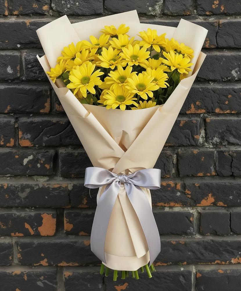 Букет цветов из: Хризантемы в Благоево