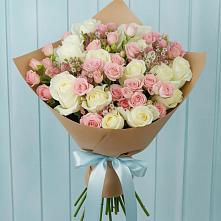 Букет цветов из:  Розы в Благоево