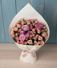 Букет цветов из:  Розы в Благоево